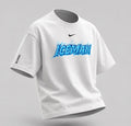 ICEMAN Frozen black heavyweight tee with icy blue cracked front logo.